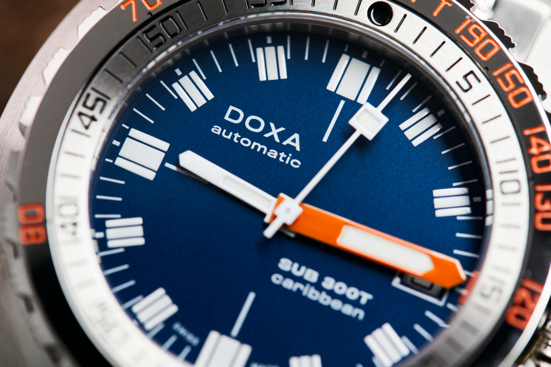 Doxa SUB 300T Caribbean Automatic (Blue Dial / 42.5mm)