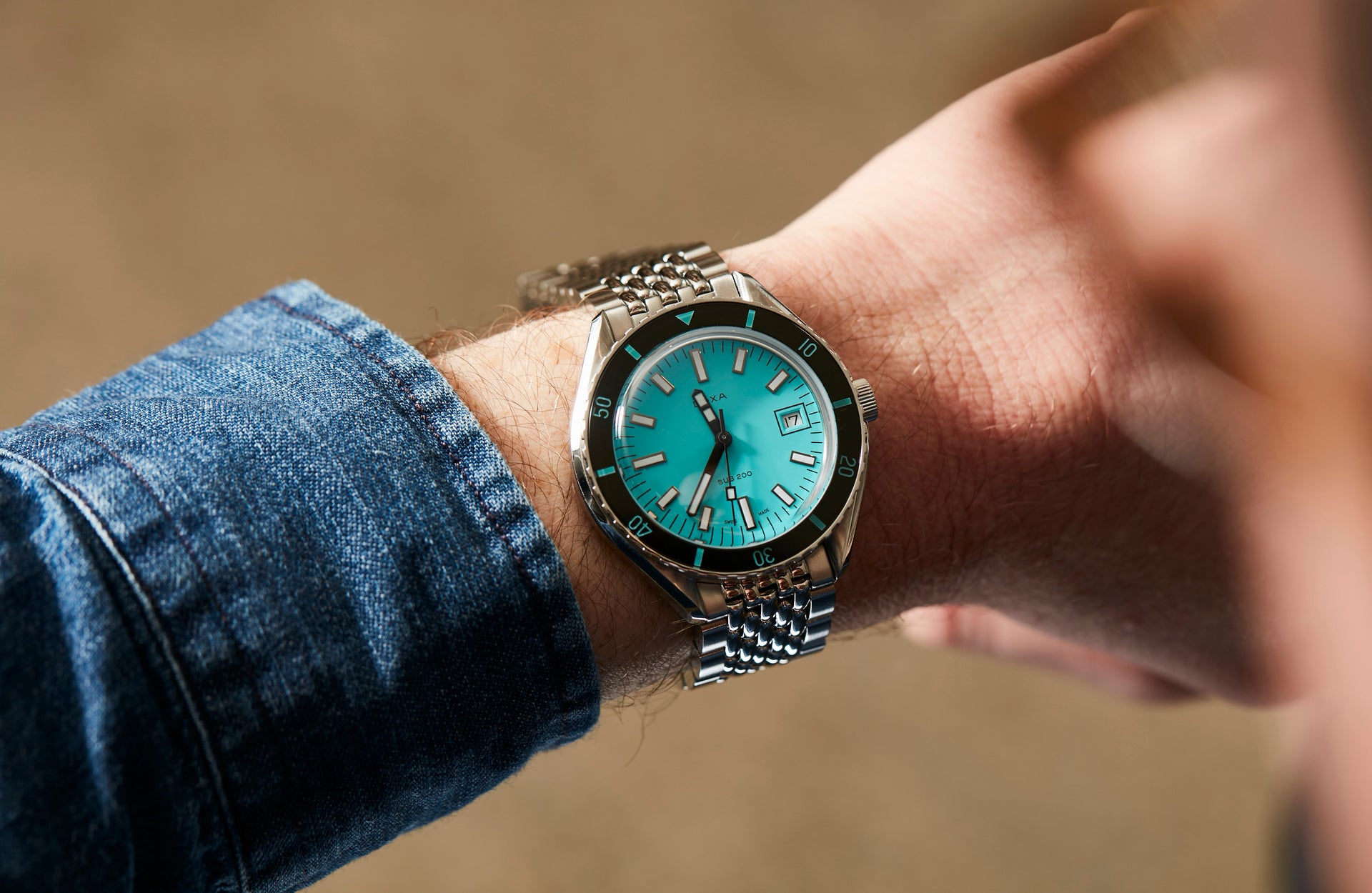 Doxa SUB 200 Aquamarine Automatic (Aquamarine Dial / 42mm)