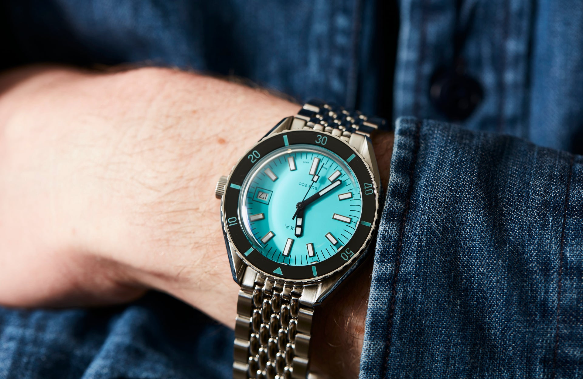 Doxa SUB 200 Aquamarine Automatic (Aquamarine Dial / 42mm)