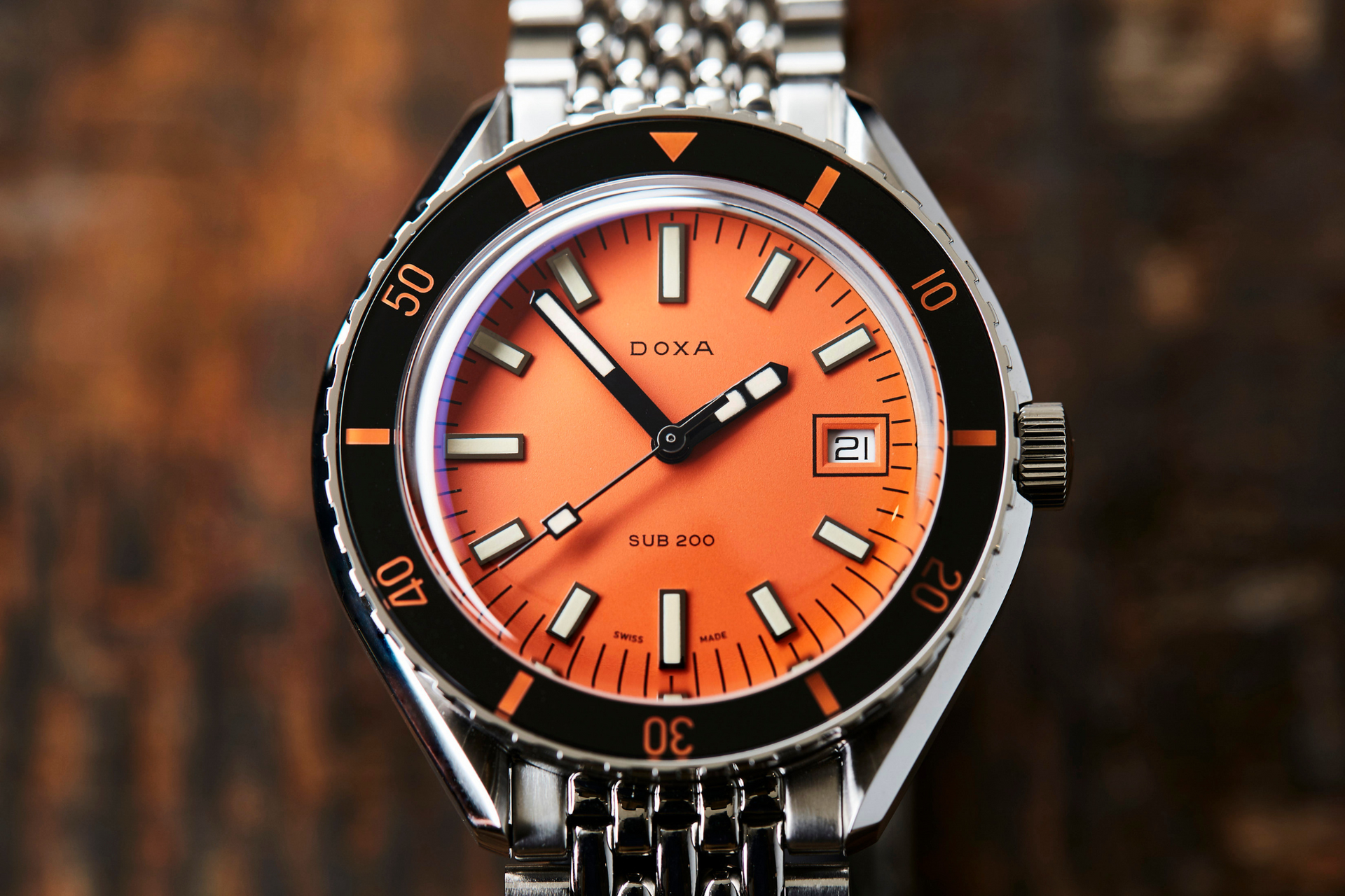 Doxa SUB 200 Professional Automatic (cadran orange / 42 mm)