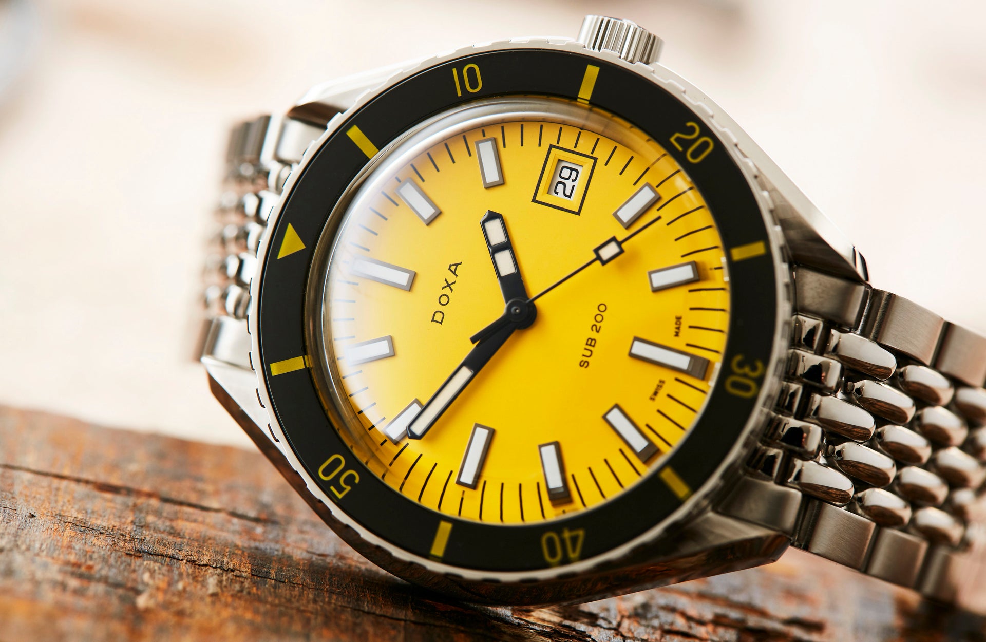 Doxa SUB 200 Divingstar Automatic (Yellow Dial / 42mm)