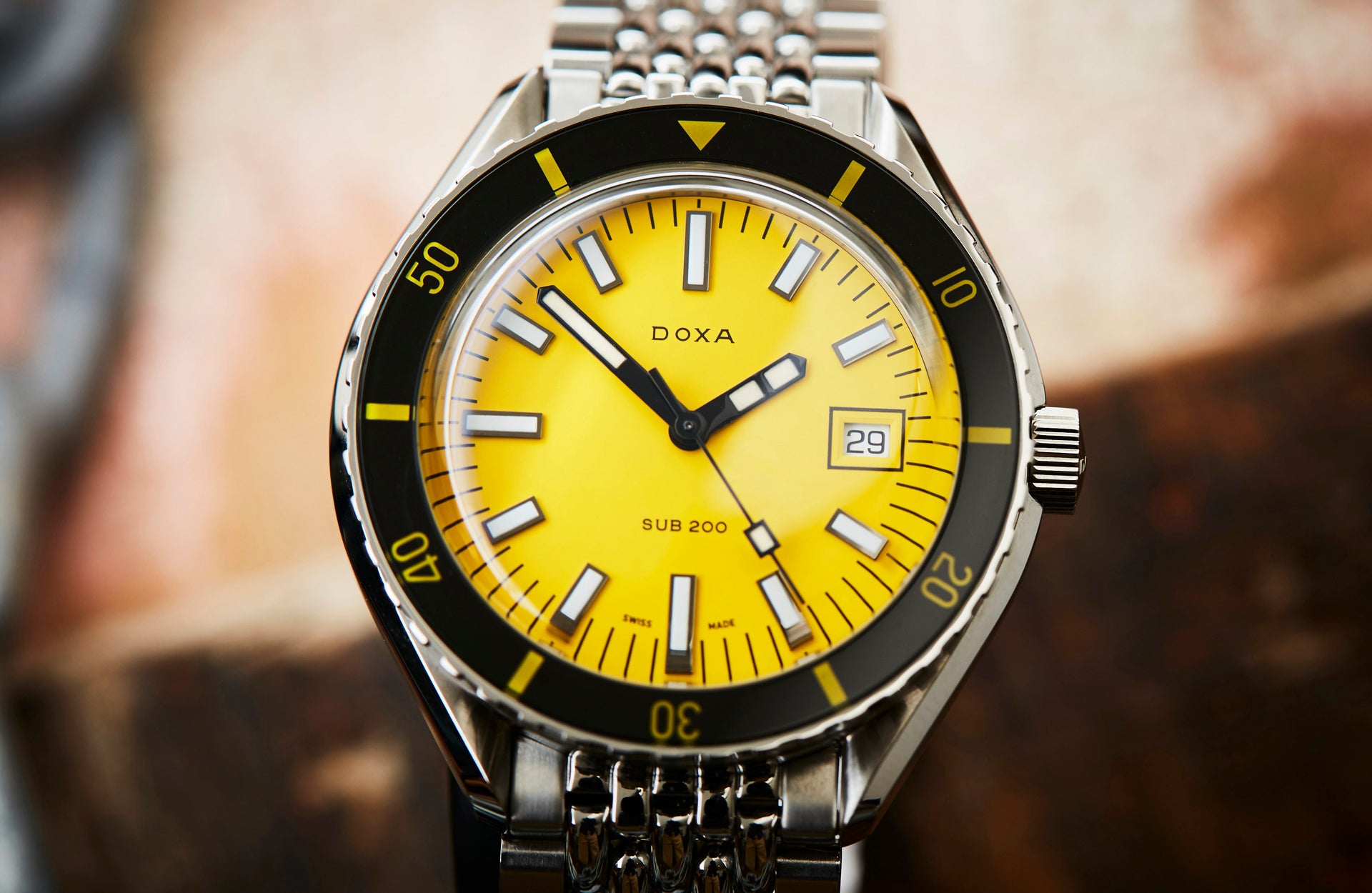 Doxa SUB 200 Divingstar Automatic (Yellow Dial / 42mm)