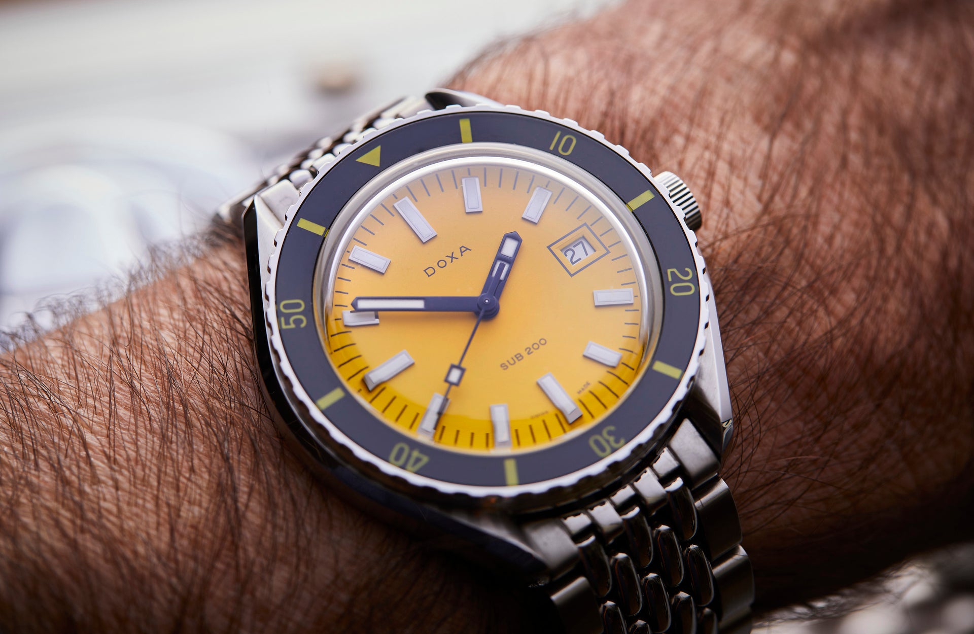Doxa SUB 200 Divingstar Automatic (Yellow Dial / 42mm)