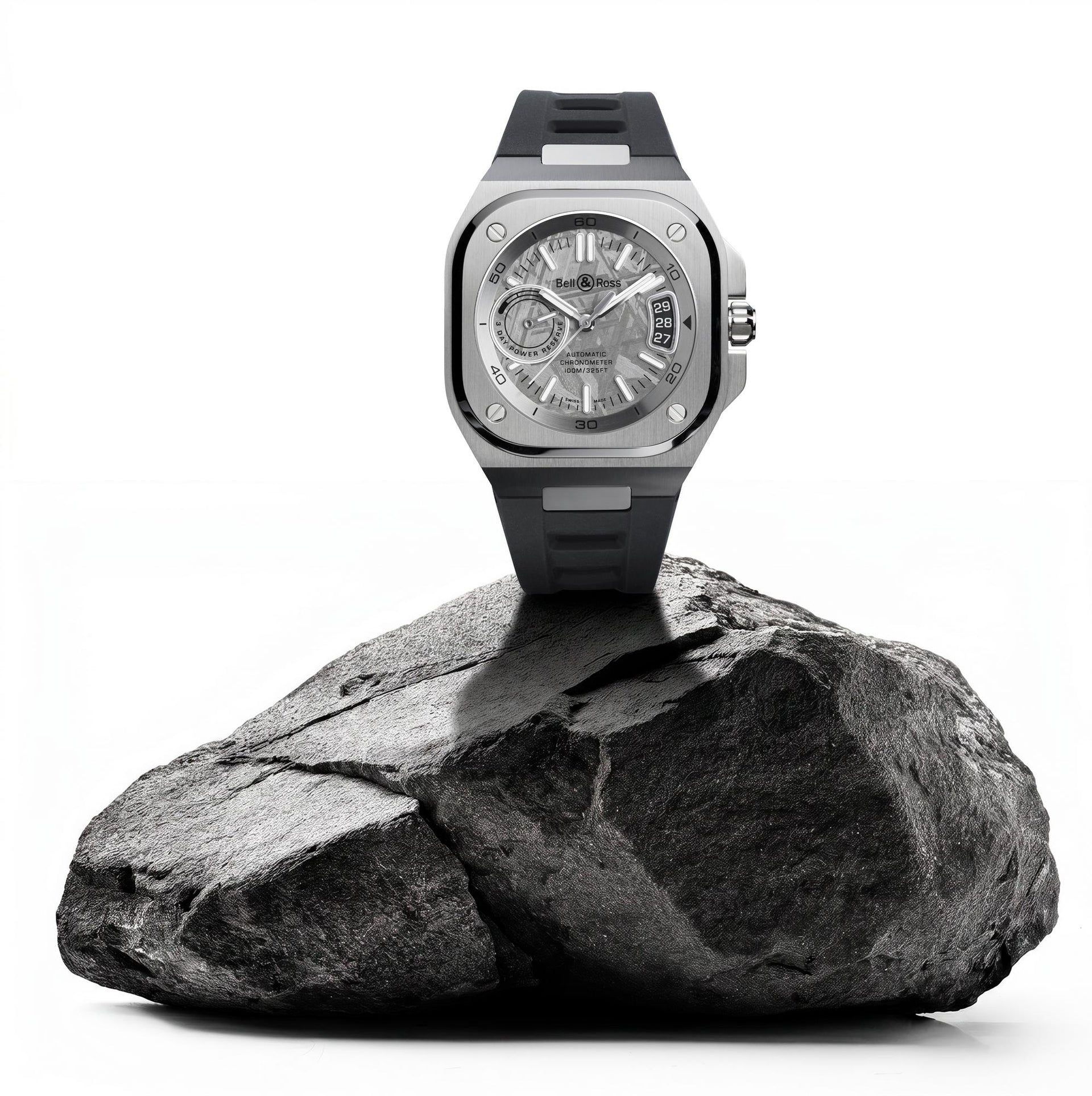 Bell & Ross BR-X5 Meteorite Automatic BRX5R-MTR-ST (Silver Meteorite Dial / 41mm)