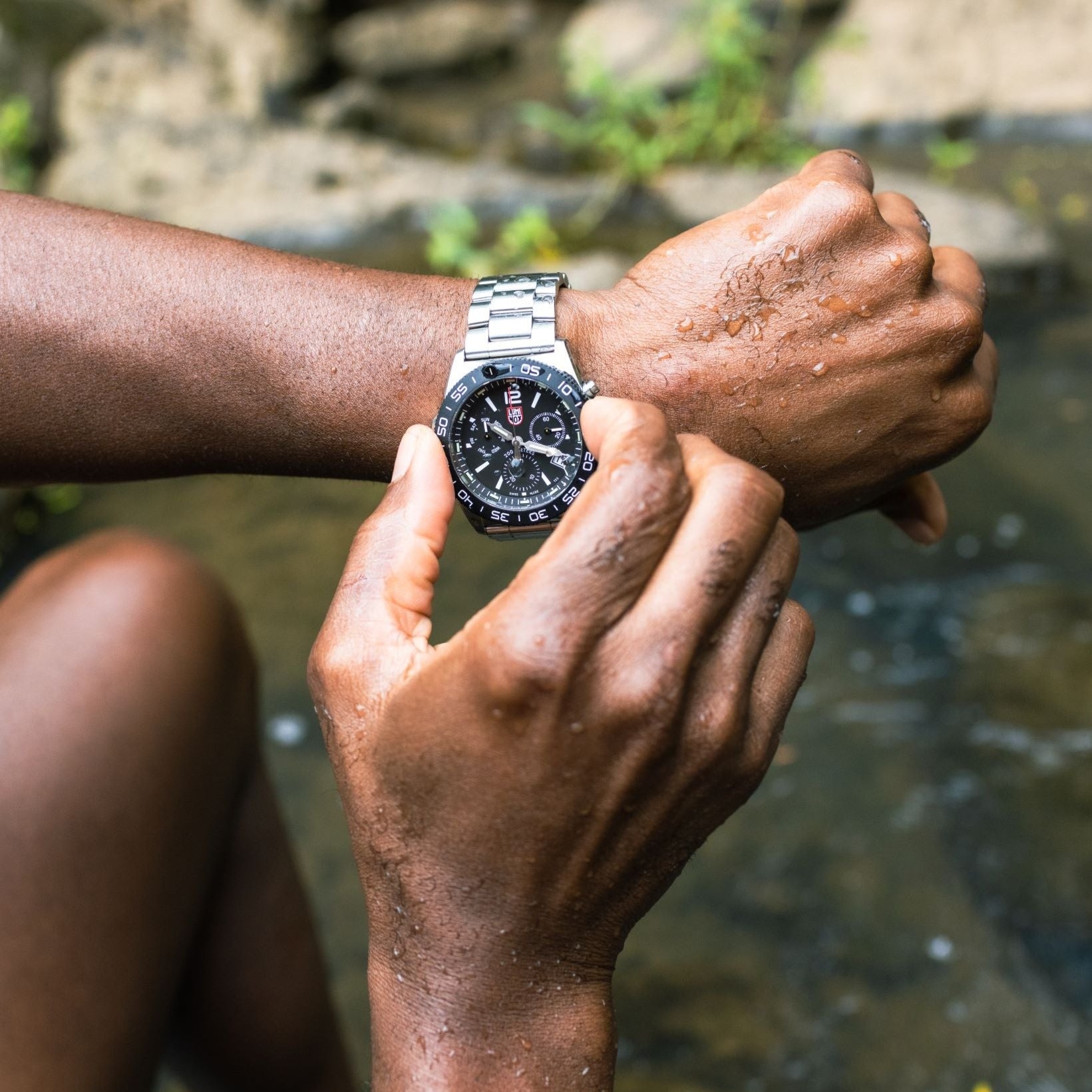 Pacific Diver Chronograph, 44MM - Black Dial