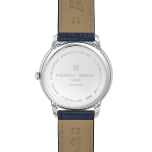 Frederique Constant Classics Moneta Moonphase Quartz (Blue Dial / 37mm)