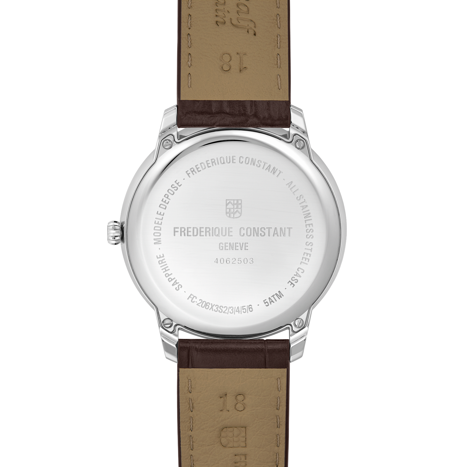 Frederique Constant Classics Moneta Moonphase Quartz (Silver Dial / 37mm)