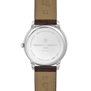 Frederique Constant Classics Moneta Moonphase Quartz (Silver Dial / 37mm)