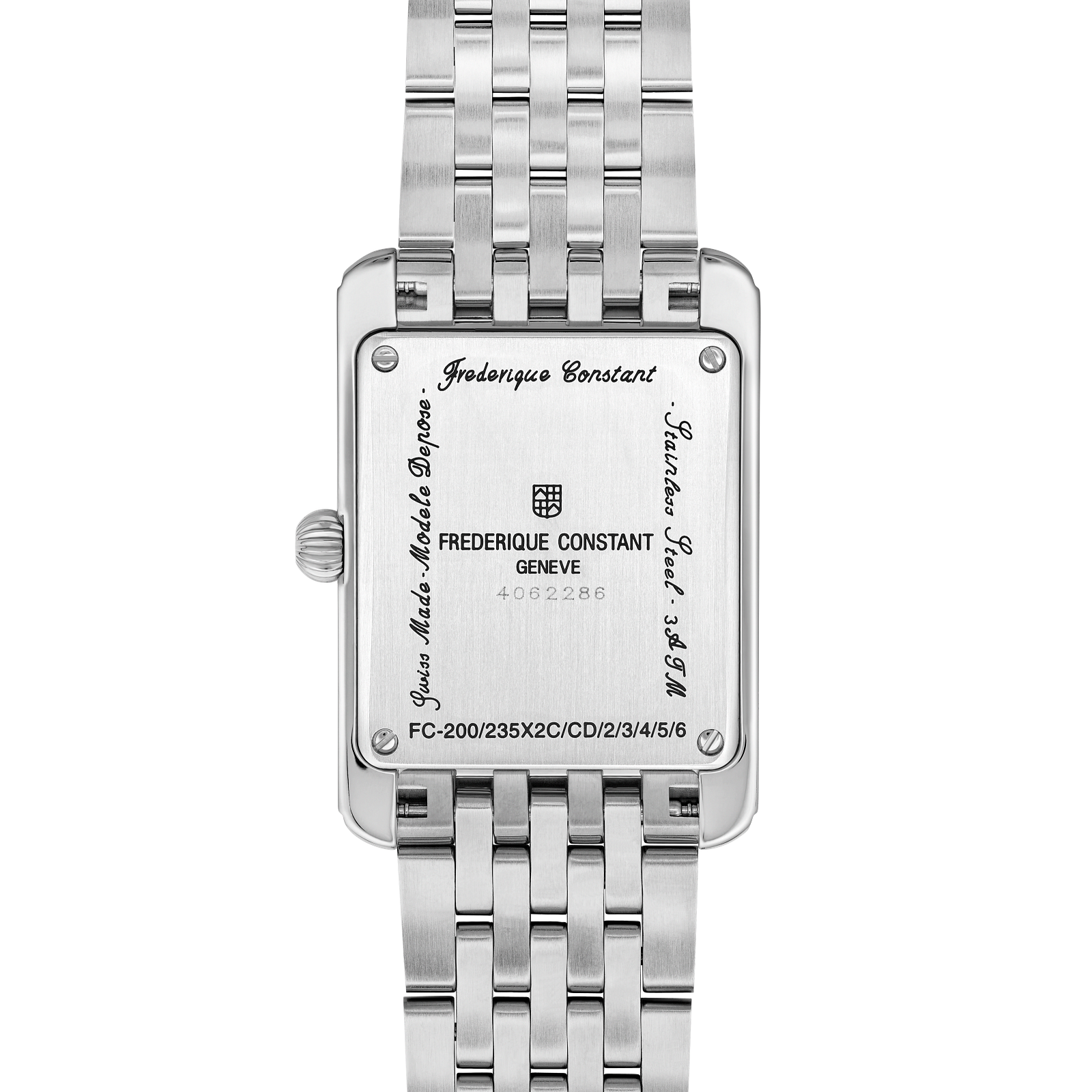 Frederique Constant Classics Carrée Quartz (Green Dial / 28mm x 25mm)