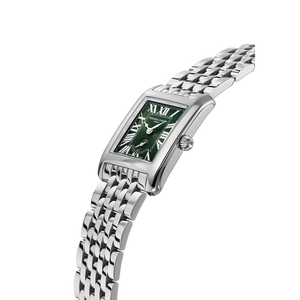 Frederique Constant Classics Carrée Quartz (Green Dial / 28mm x 25mm)