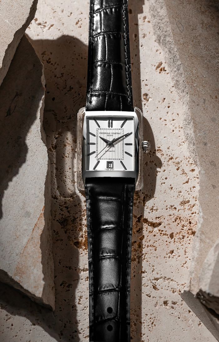 Frederique Constant Classics Carrée Automatic (Silver Dial)