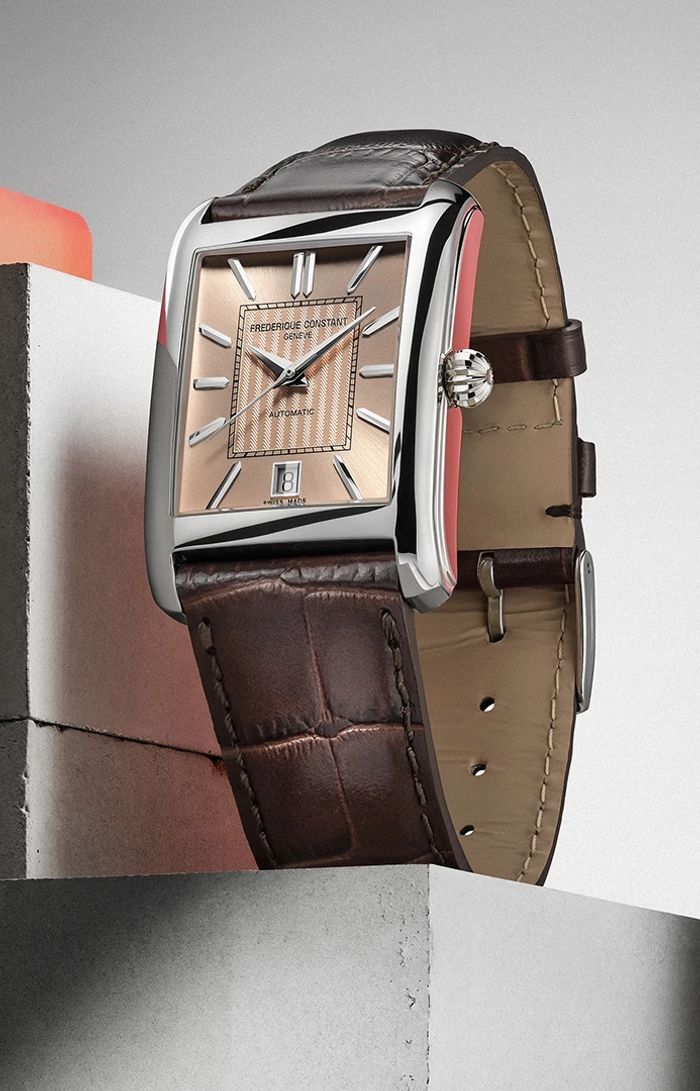 Frederique Constant Classics Carrée Automatic (Salmon Dial)