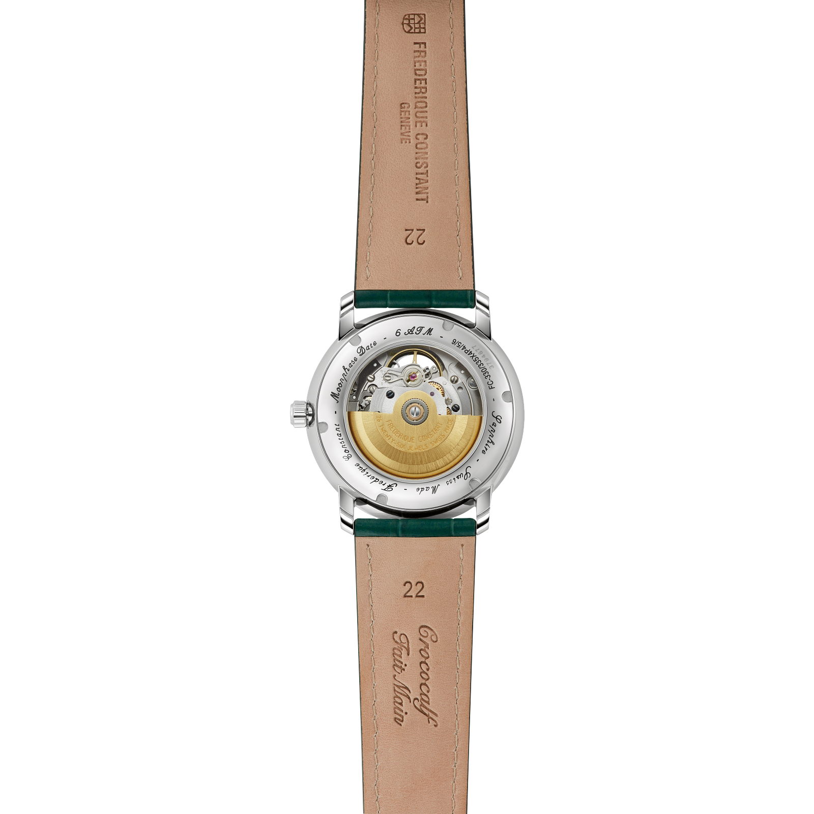 Frederique Constant Classics Heart Beat Moonphase Date Automatic (Green Dial / 40mm)