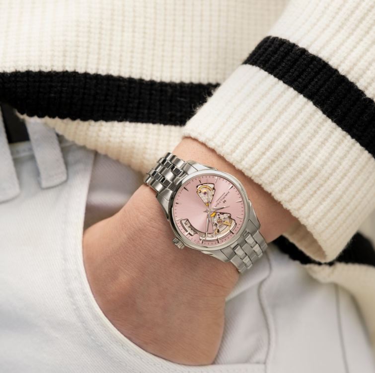 Hamilton Jazzmaster Open Heart Auto (Pink Dial / 36mm)