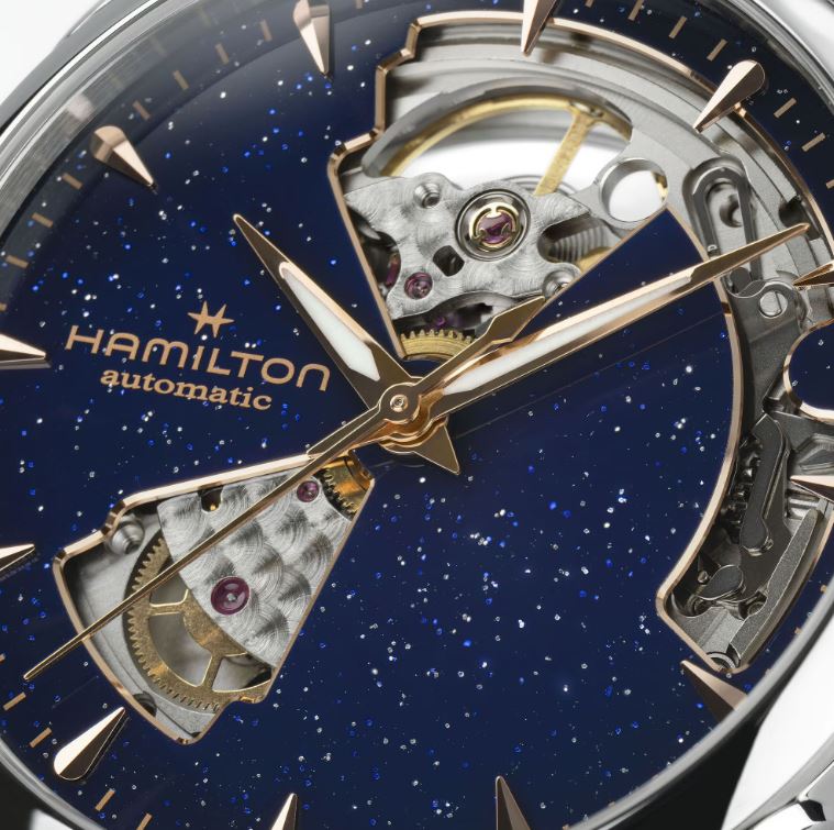 Hamilton Jazzmaster Open Heart Auto (Blue Aventurine Dial / 36mm)