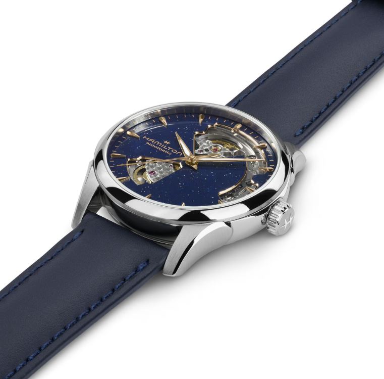 Hamilton Jazzmaster Open Heart Auto (Blue Aventurine Dial / 36mm)