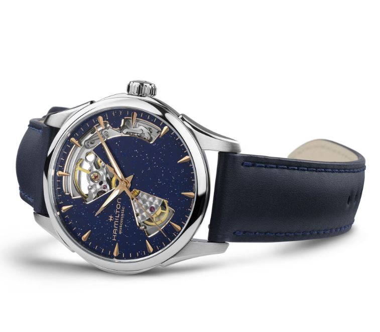 Hamilton Jazzmaster Open Heart Auto (Blue Aventurine Dial / 36mm)