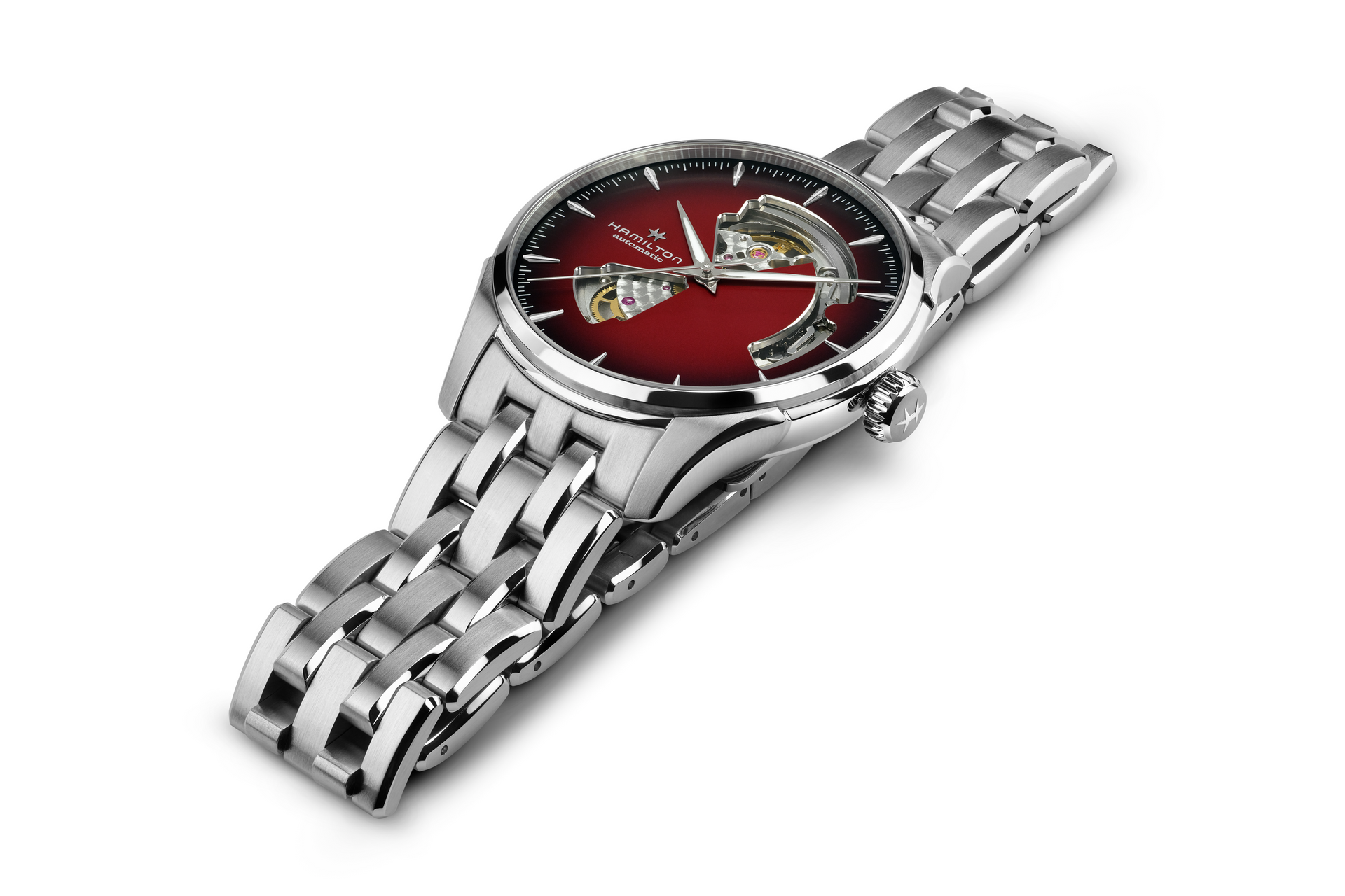 Hamilton Jazzmaster Open Heart Auto (Smoked Burgundy Dial / 40mm)