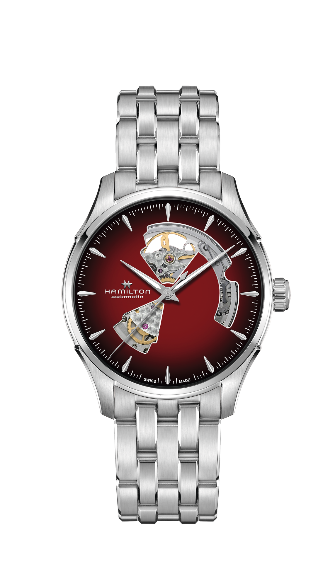 Hamilton Jazzmaster Open Heart Auto (Smoked Burgundy Dial / 40mm)