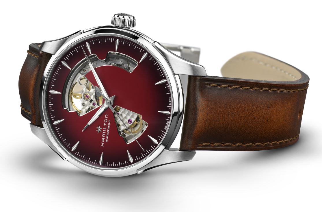 Hamilton Jazzmaster Open Heart Auto (Smoked Burgundy Dial / 40mm)