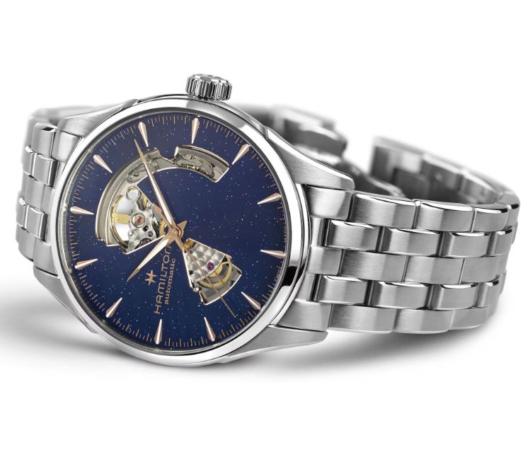 Hamilton Jazzmaster Open Heart Auto (Blue Aventurine Dial / 42mm)