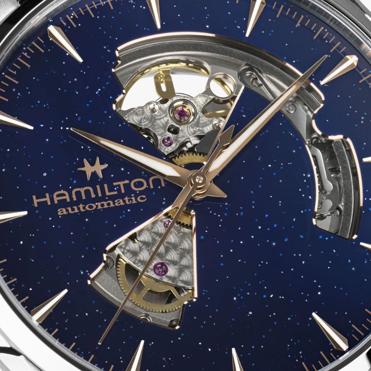 Hamilton Jazzmaster Open Heart Auto (Blue Aventurine Dial / 42mm)
