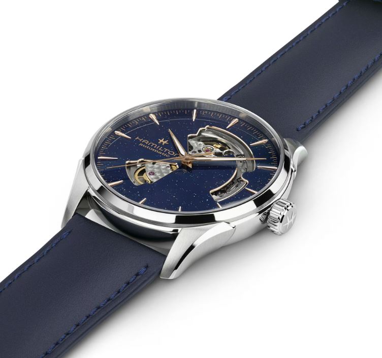 Hamilton Jazzmaster Open Heart Auto (Blue Aventurine Dial / 42mm)