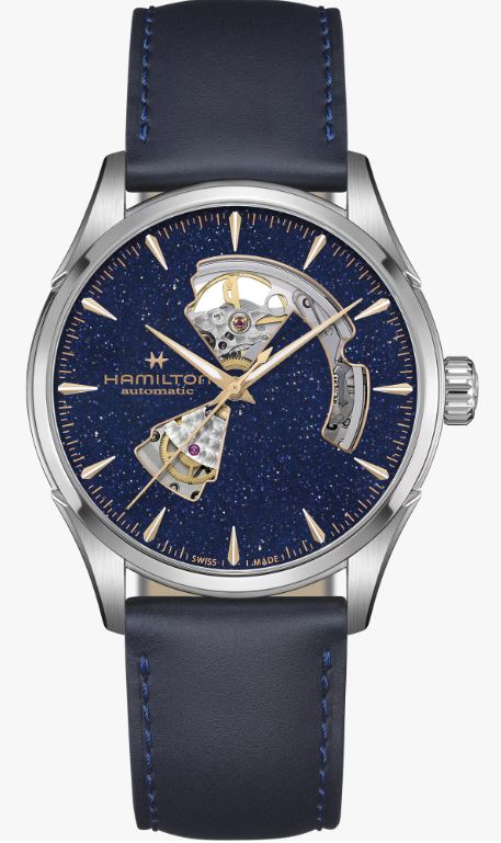 Hamilton Jazzmaster Open Heart Auto (Blue Aventurine Dial / 42mm)