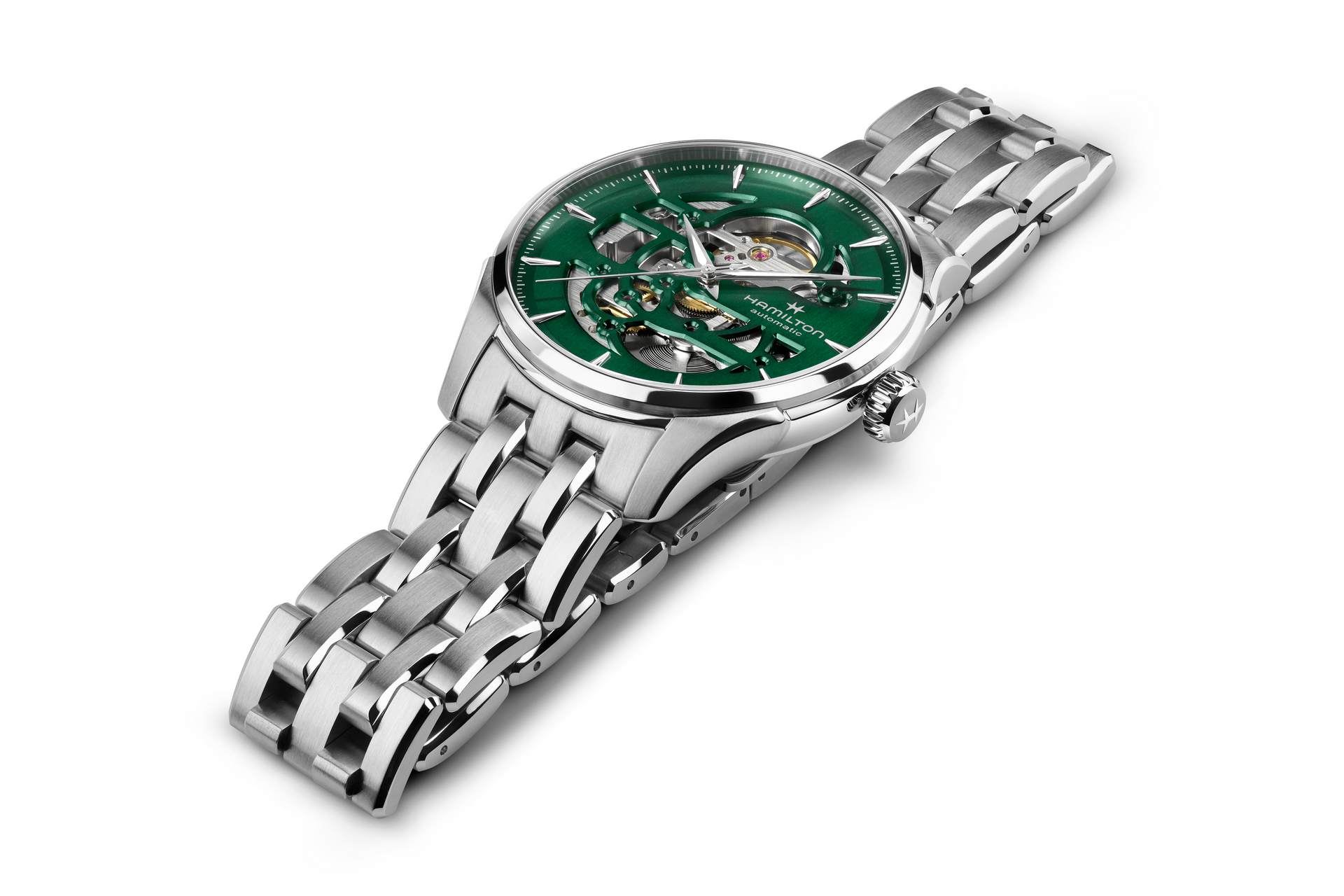 Hamilton Jazzmaster Skeleton Auto (Green Skeleton Dial / 40mm)