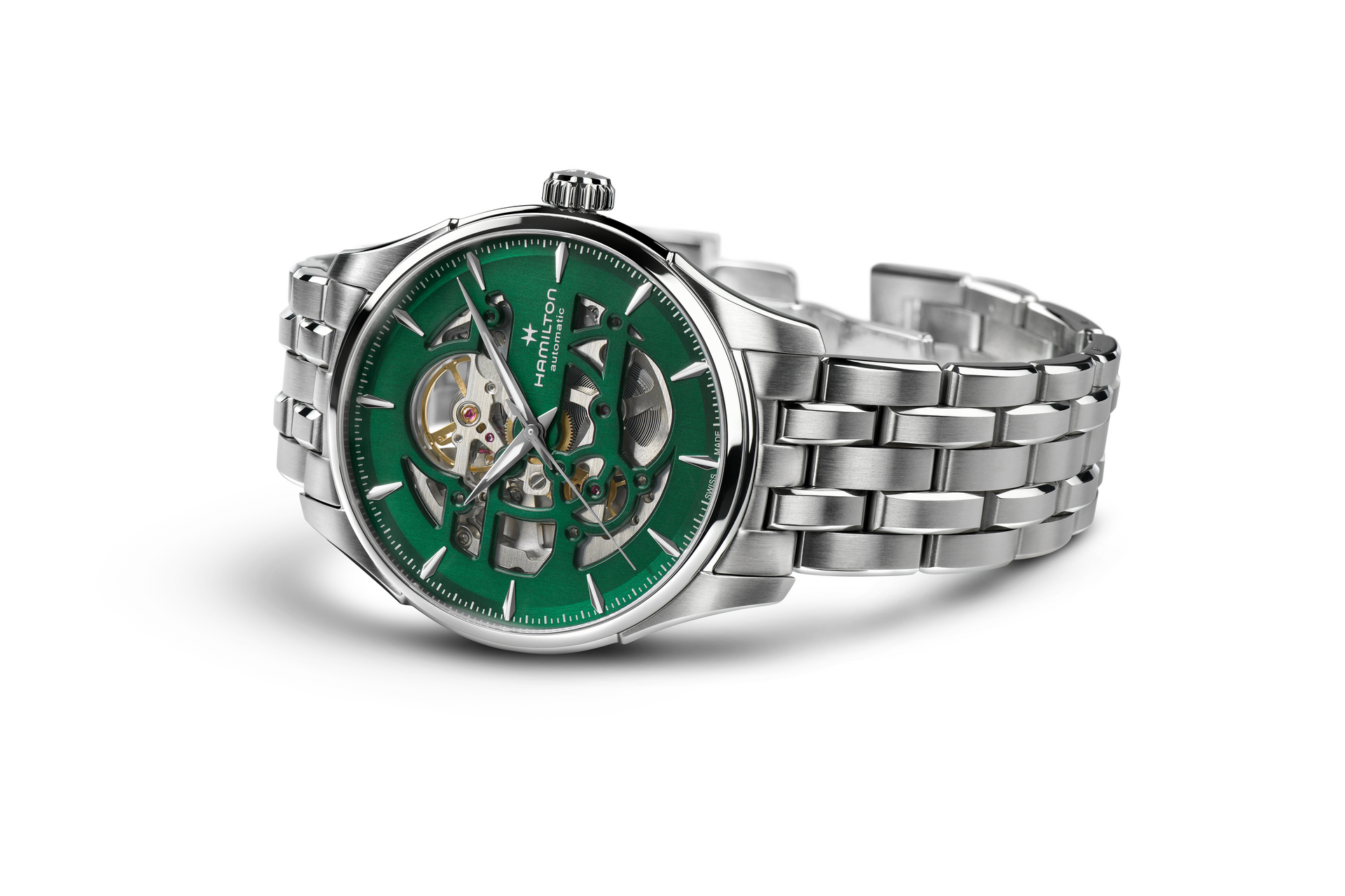 Hamilton Jazzmaster Skeleton Auto (Green Skeleton Dial / 40mm)