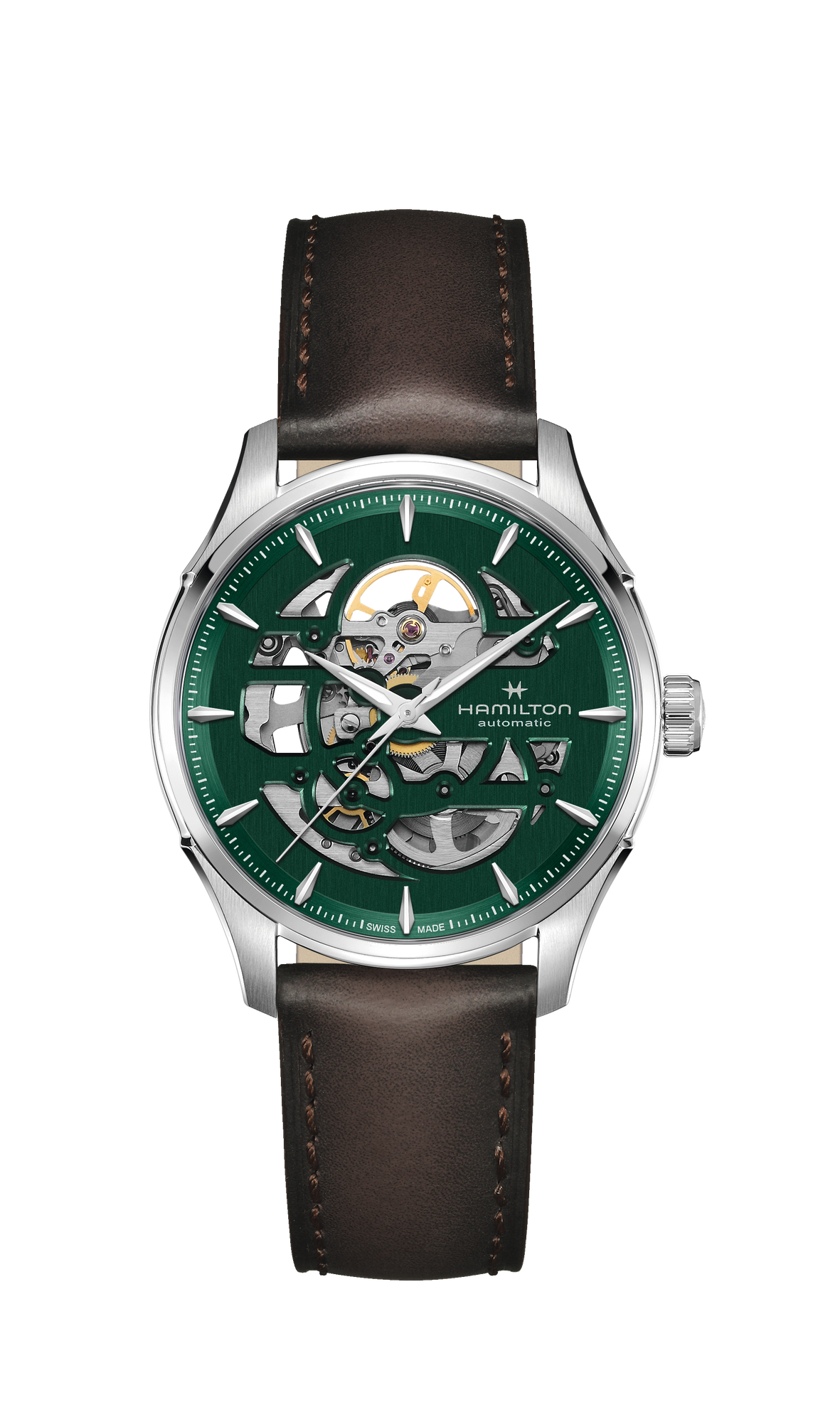 Hamilton Jazzmaster Skeleton Auto (Green Skeleton Dial / 40mm)