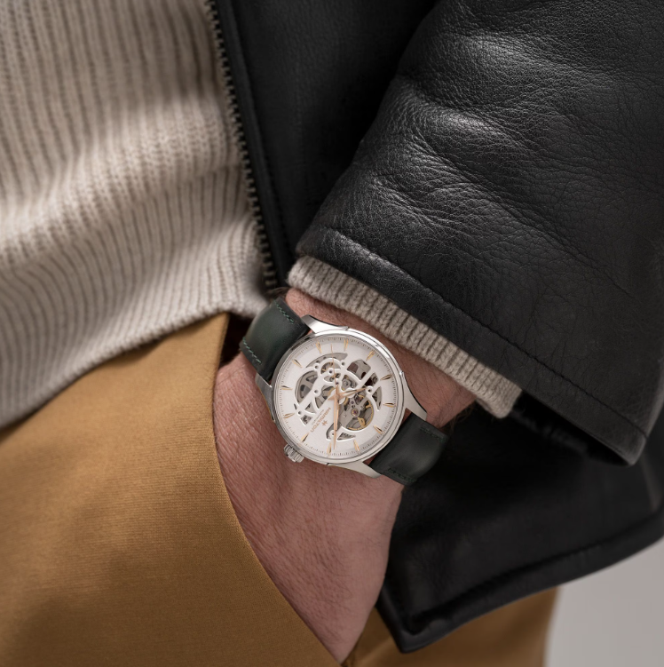 Hamilton Jazzmaster Skeleton Auto (cadran squelette blanc / 40mm)