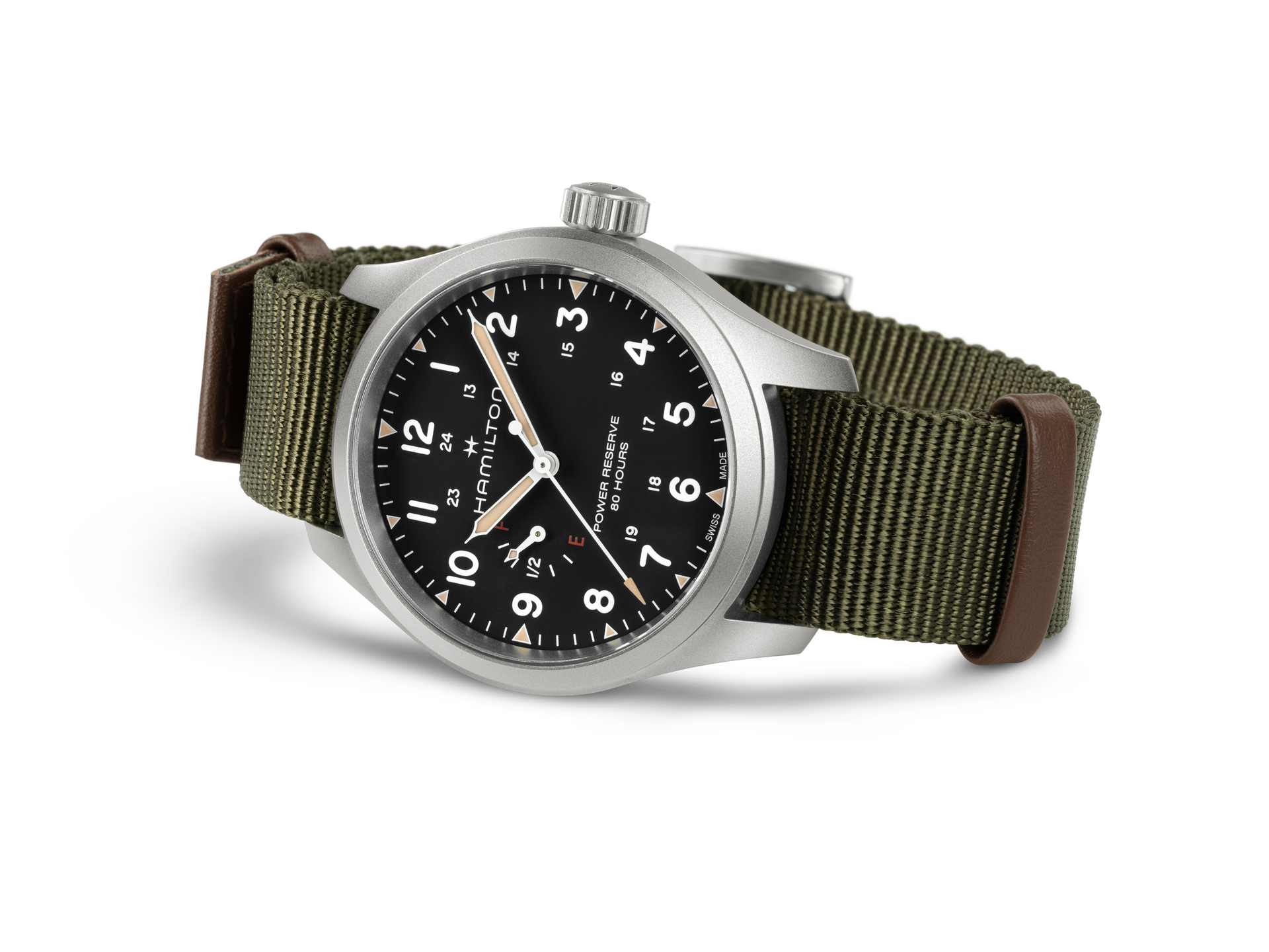 Hamilton Khaki Field Mechanical Power Reserve (Black Dial / 40mm)