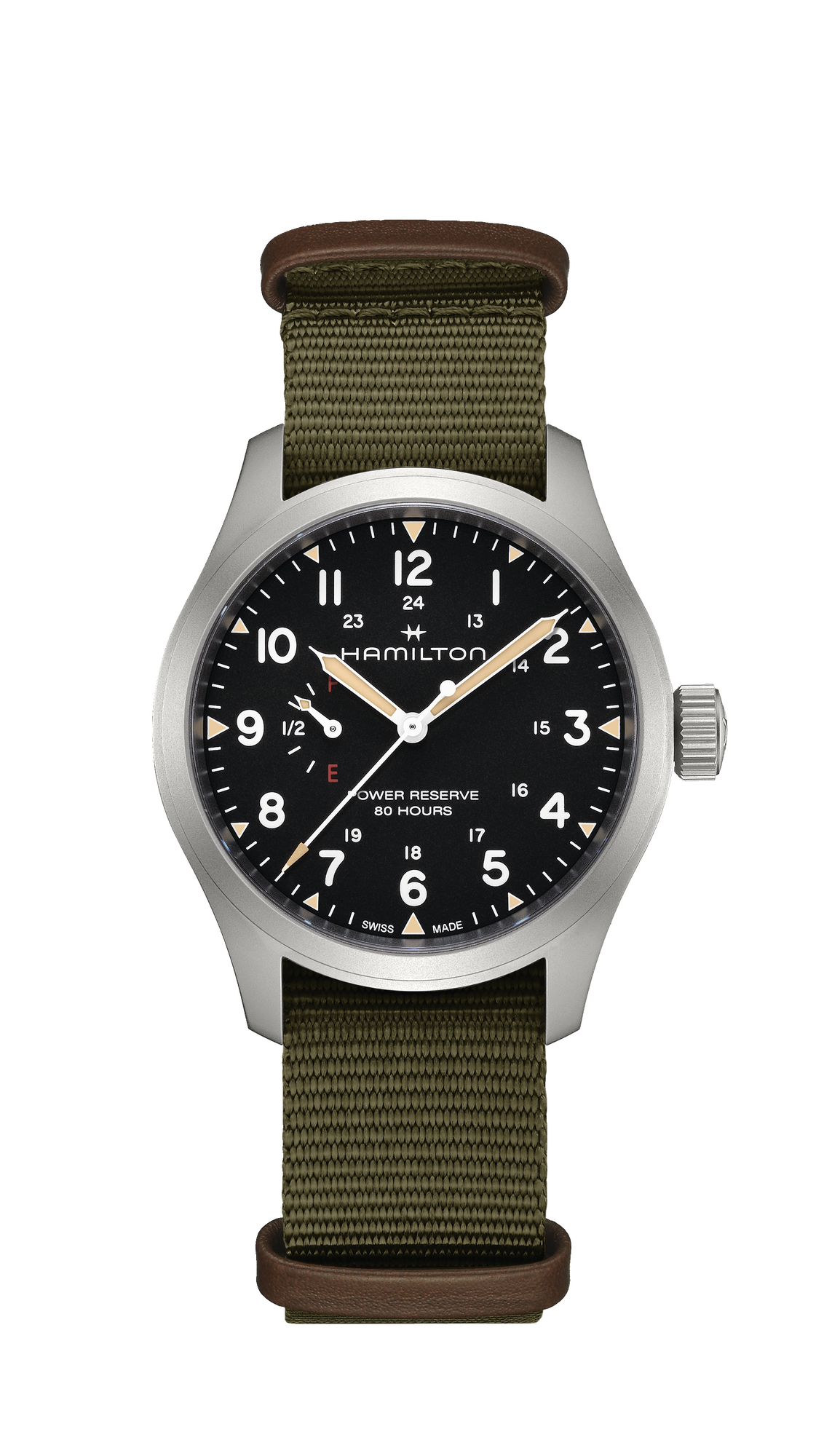 Hamilton Khaki Field Mechanical Power Reserve (Black Dial / 40mm)