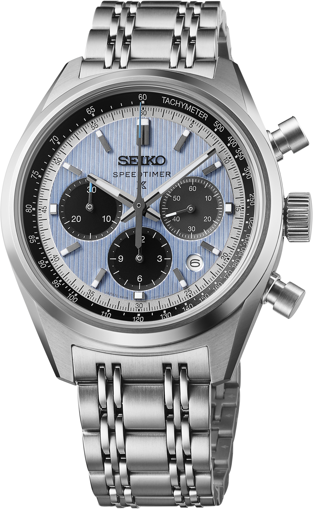 Seiko Prospex Speedtimer Mechanical Chronograph HBD001 (Icey Blue Dial / 42mm)