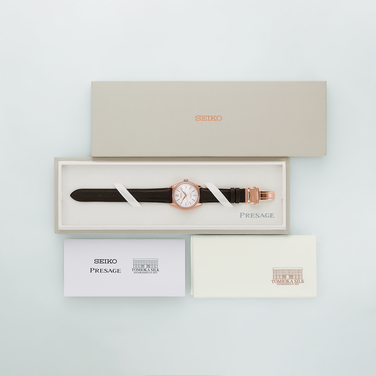 Seiko Presage Classics Series Tomioka Silk Promotion Organization Limited Edition HCC008 Automatic (White Dial / 38mm)