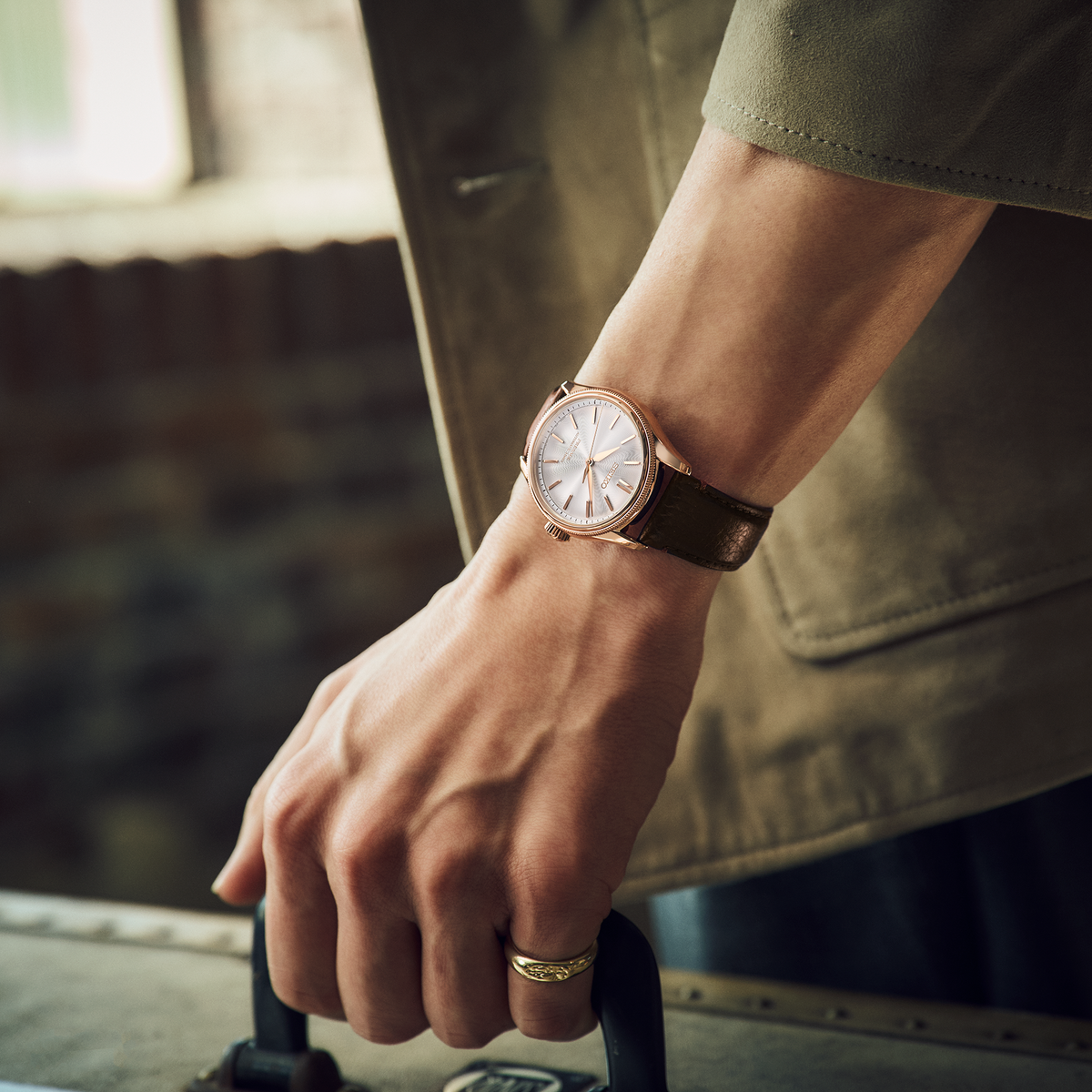 Seiko Presage Classics Series Tomioka Silk Promotion Organization Limited Edition HCC008 Automatic (White Dial / 38mm)