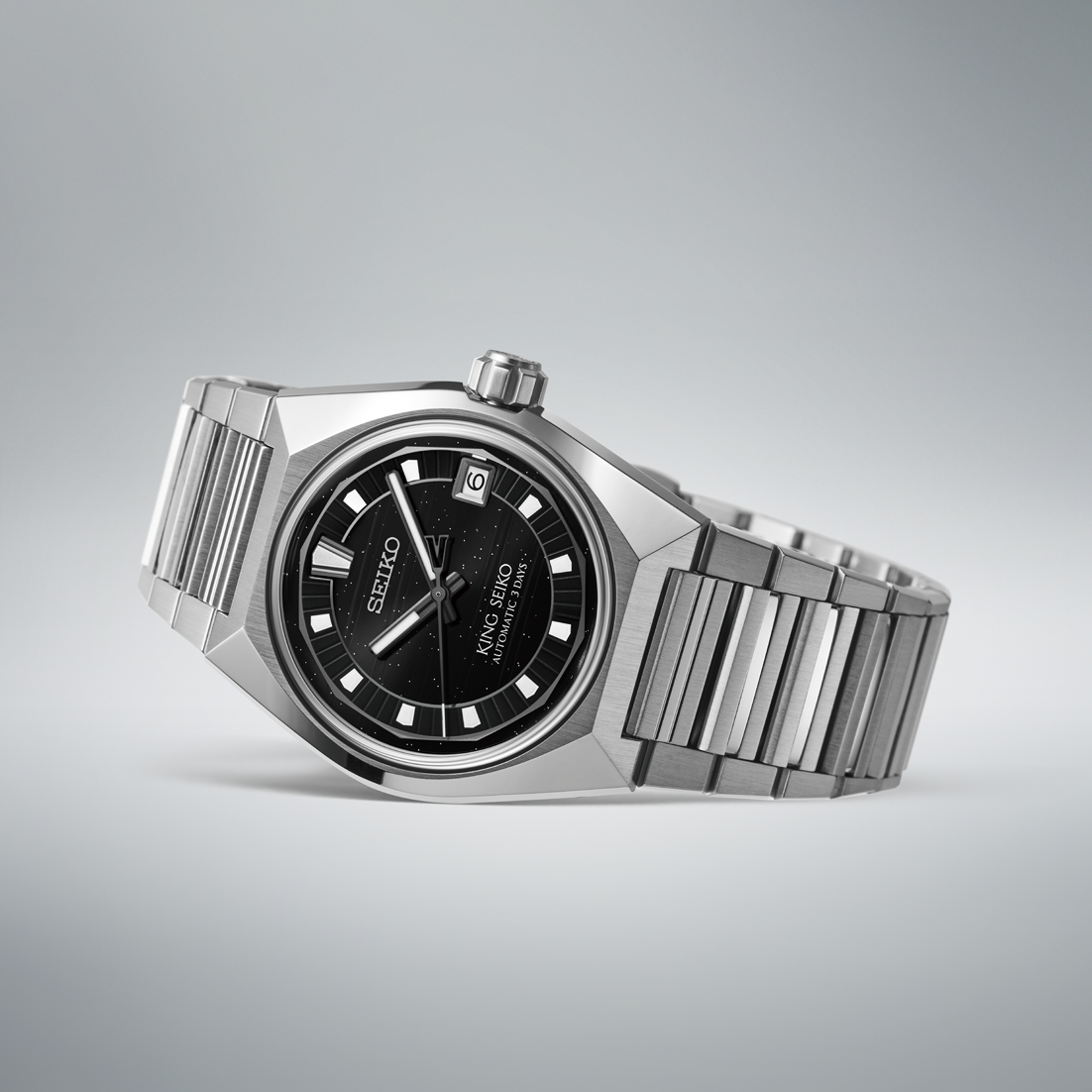 King Seiko VANAC HKF005 Automatic (Black Dial / 41mm)