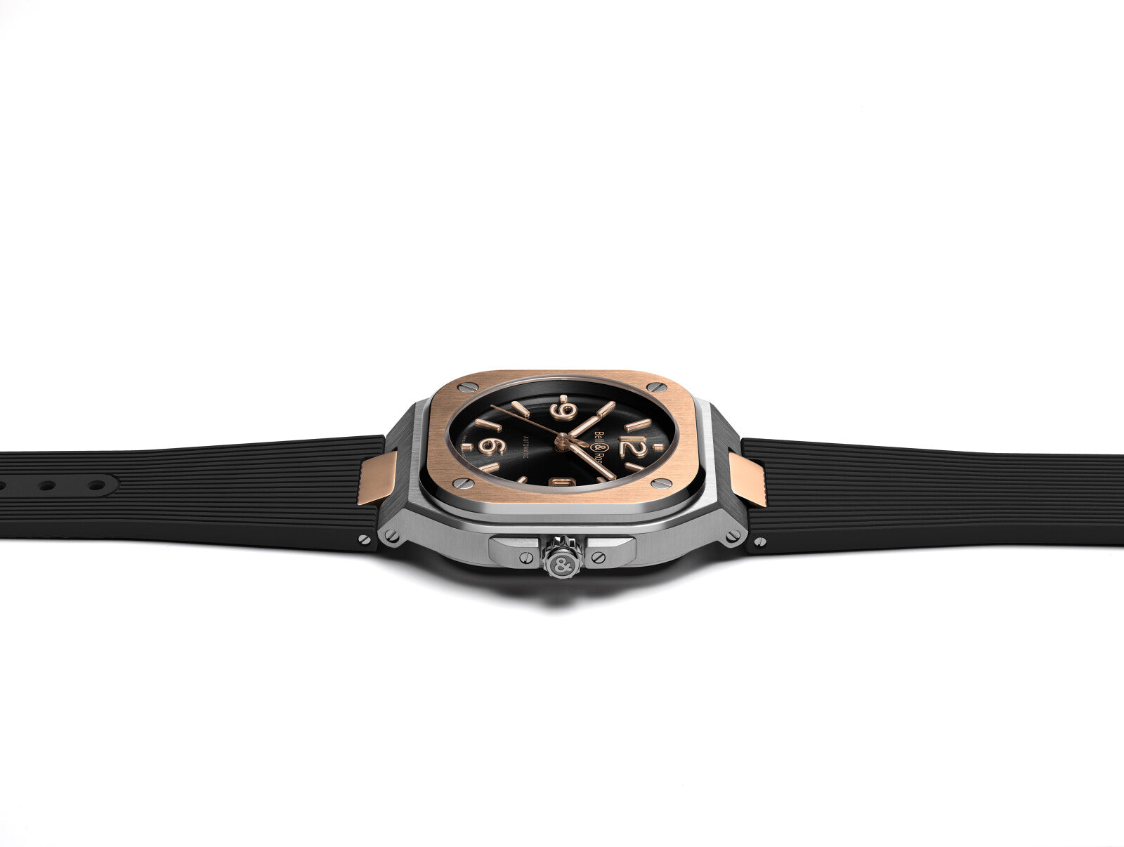 Bell & Ross BR 05 Black Steel & Gold Automatic BR05A-BL-STPG (Black Dial / 40mm)