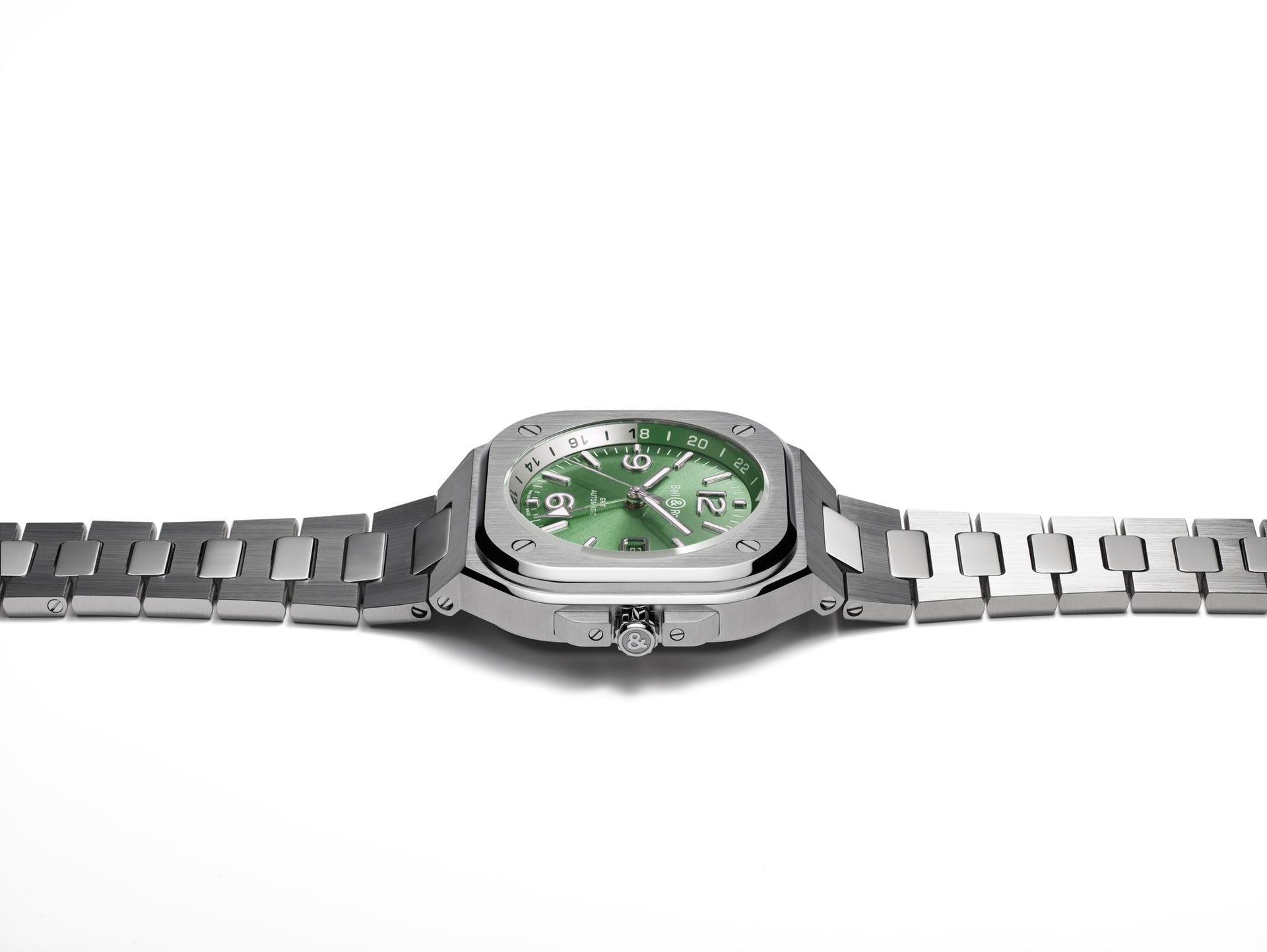 Bell & Ross BR 05 GMT Green Steel Automatic BR05G-GN-ST (Green Dial / 41mm)