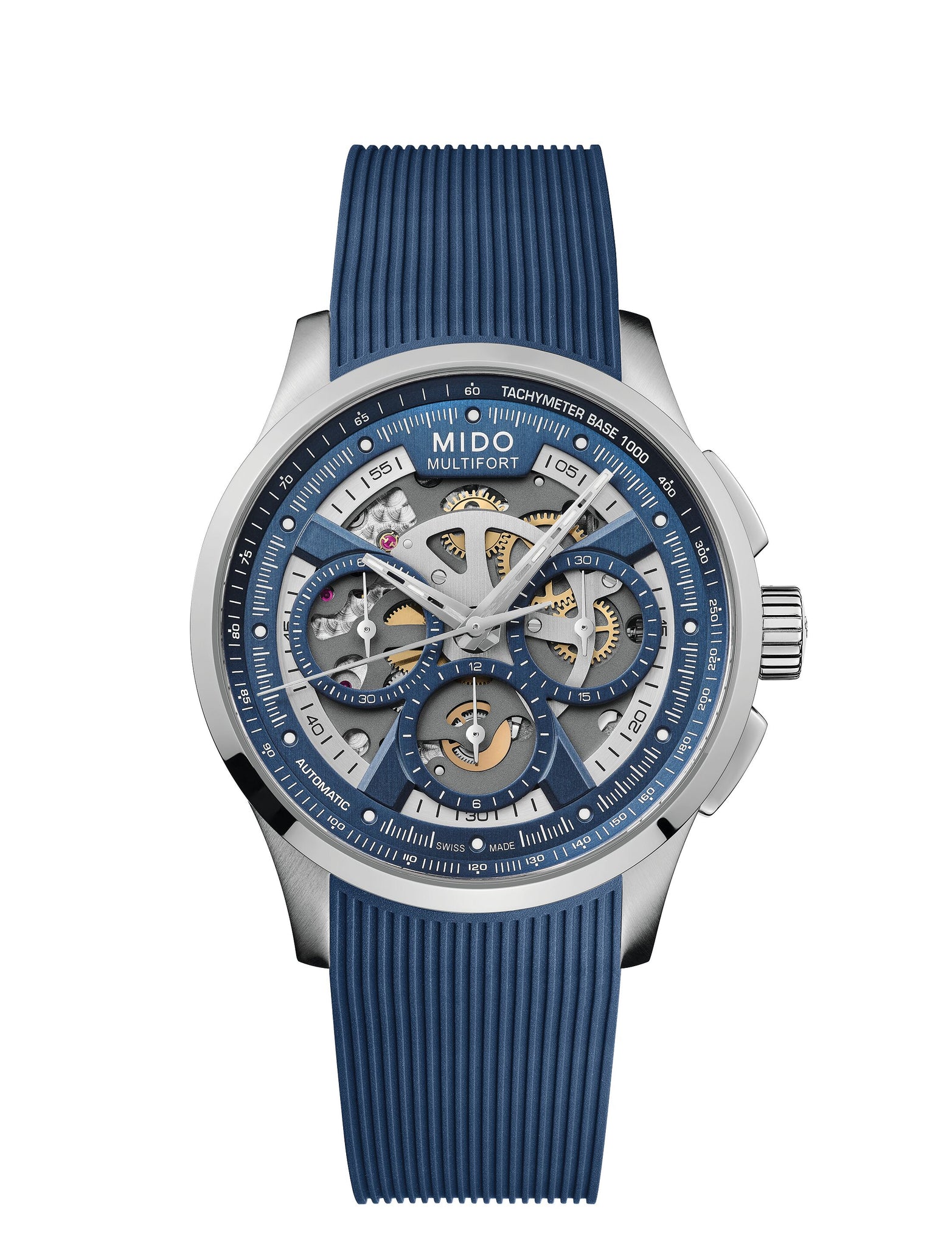 MIDO Multifort Skeleton Chronograph Automatic (Blue Dial / 43mm)