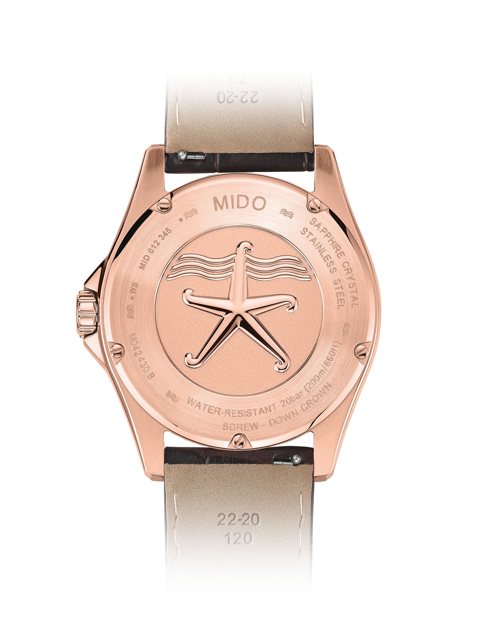 MIDO Ocean Star 200C Automatic (Green Dial / 42.5mm / Rose Gold Case)