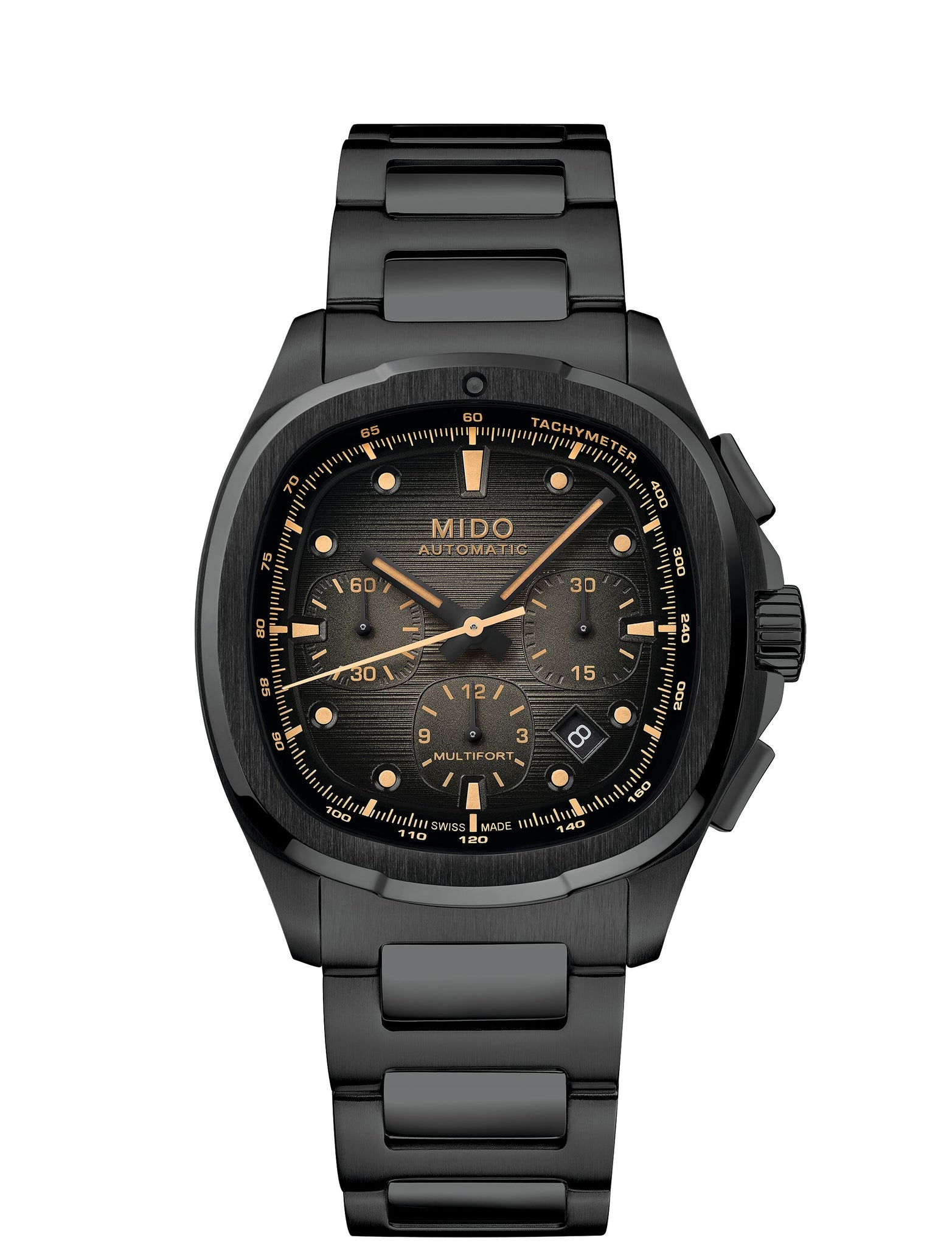 MIDO Multifort TV Chronograph Automatic (Black Dial / 42mm)