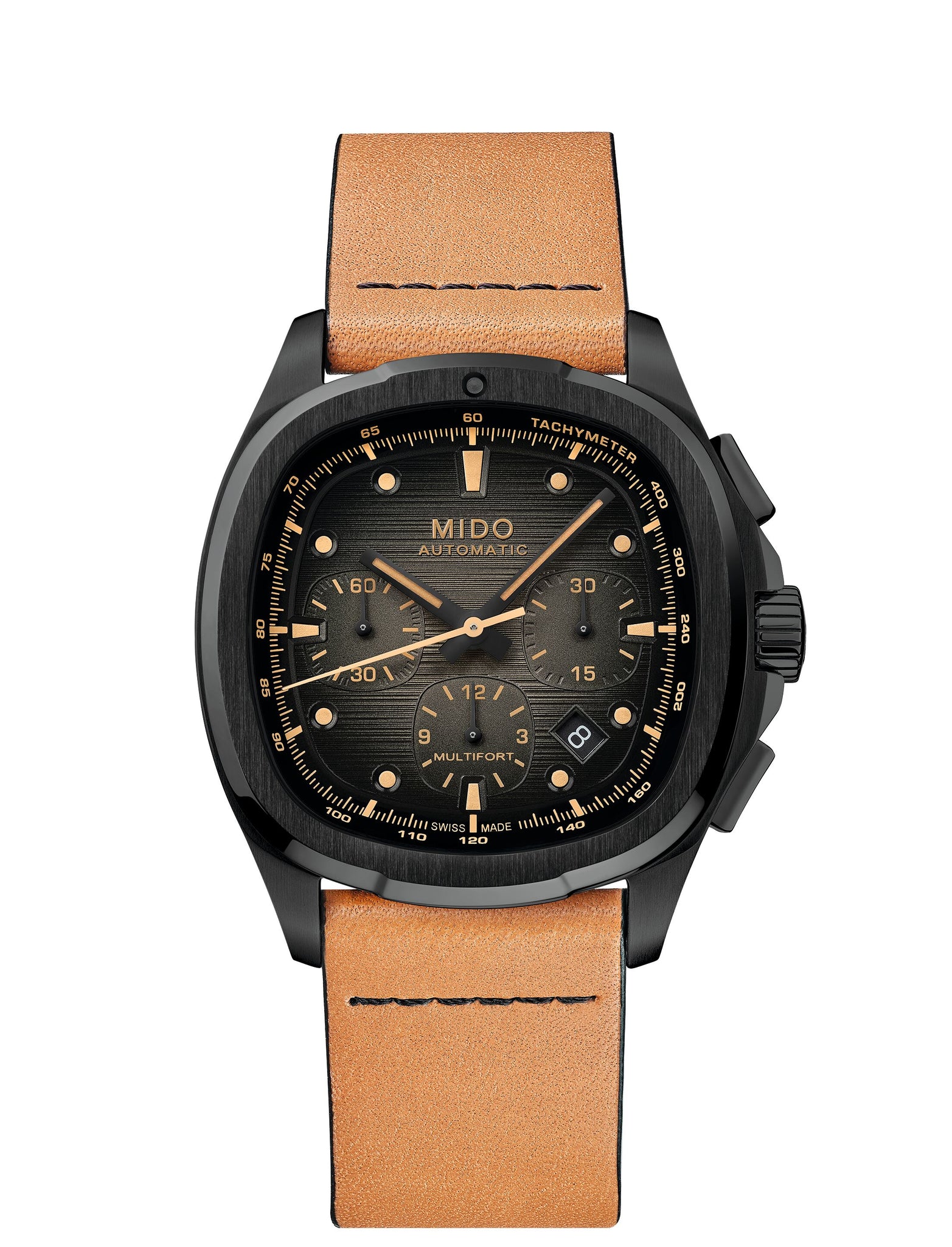 MIDO Multifort TV Chronograph Automatic (Black Dial / 42mm)