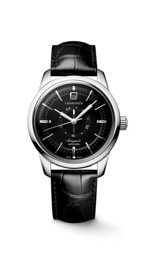 Longines Conquest Heritage Central Power Reserve Automatic (Black Dial / 38mm)