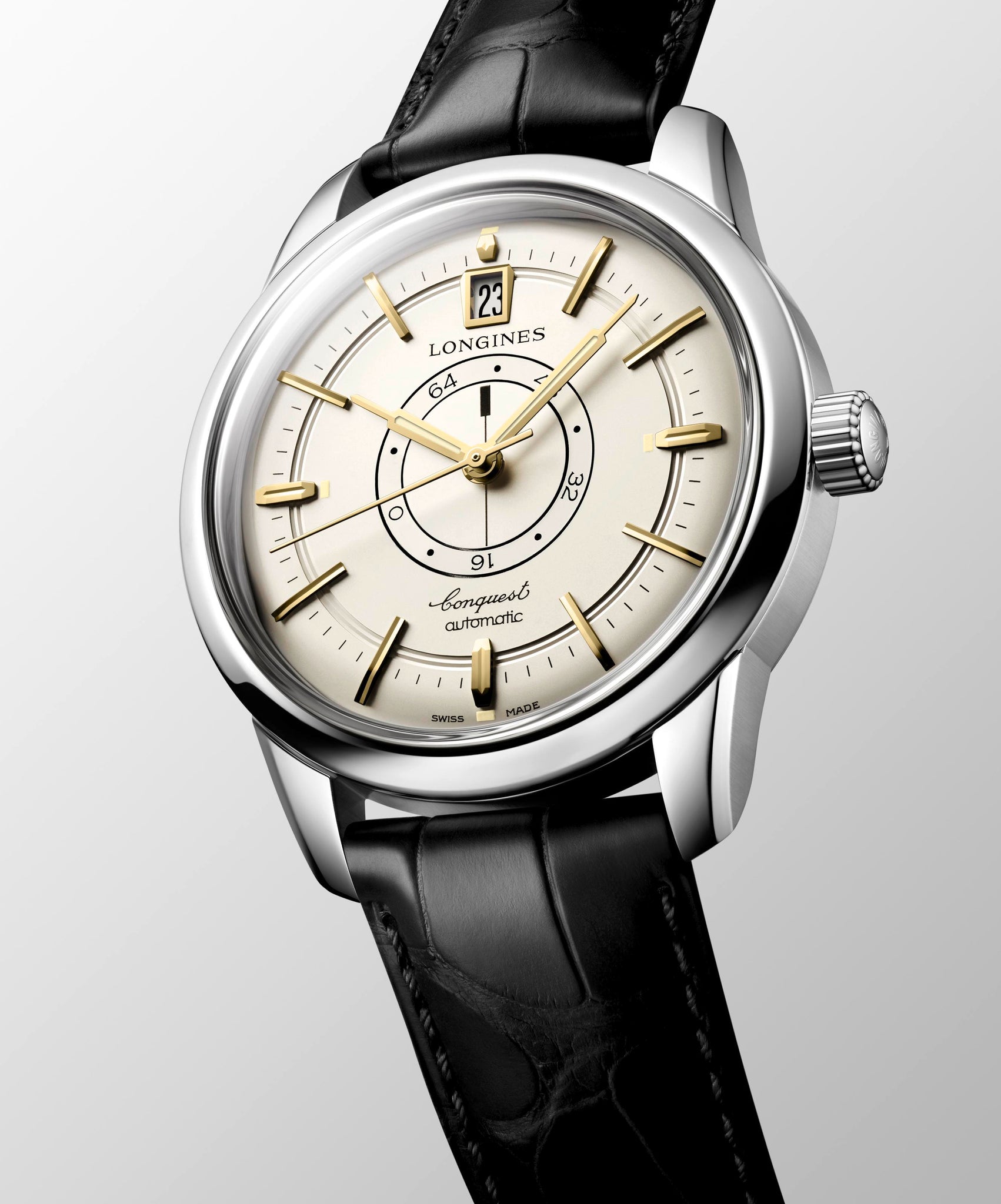 Longines Conquest Heritage Central Power Reserve Automatic (Silver Dial / 38mm)