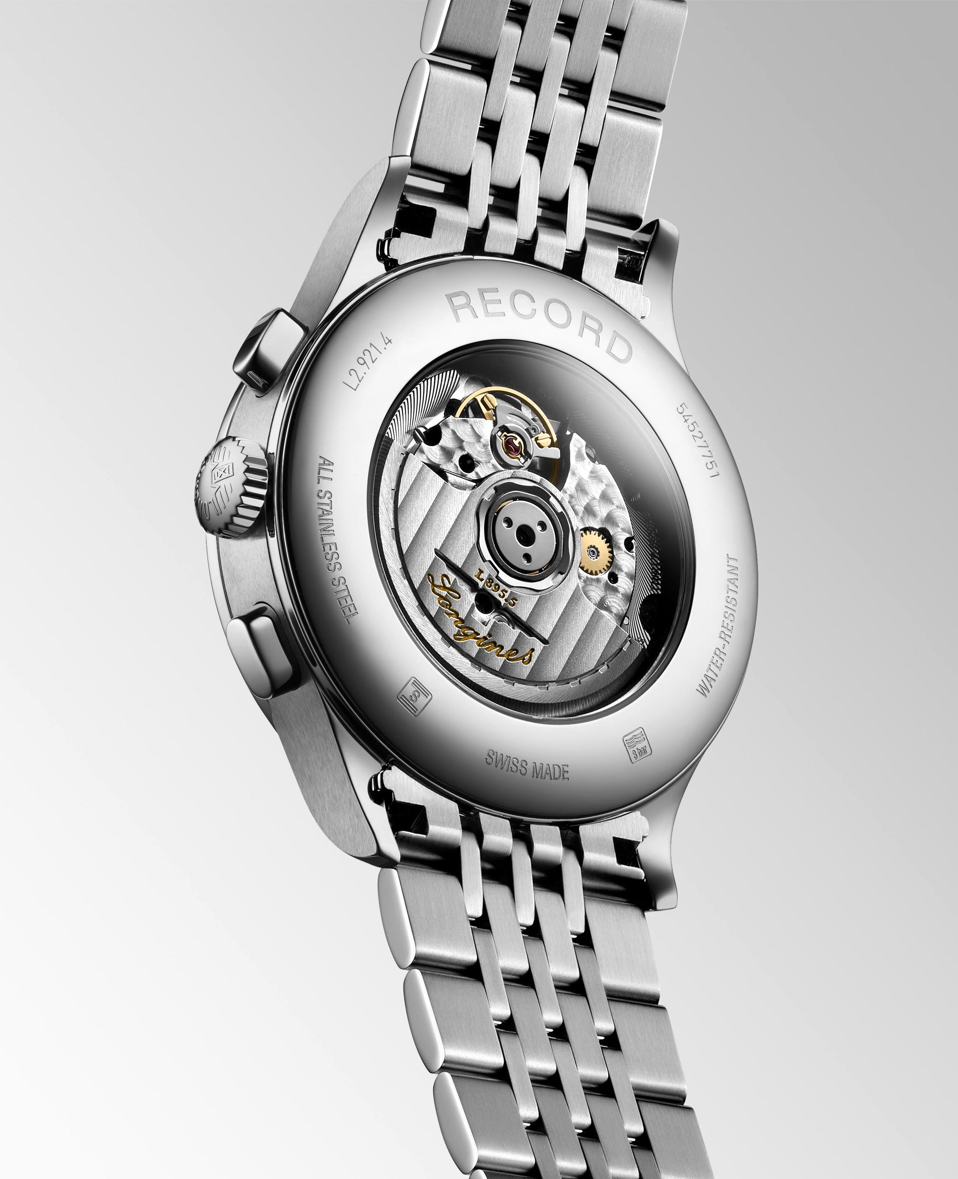 Longines Record Automatic Chronograph (Black Dial / 40mm)