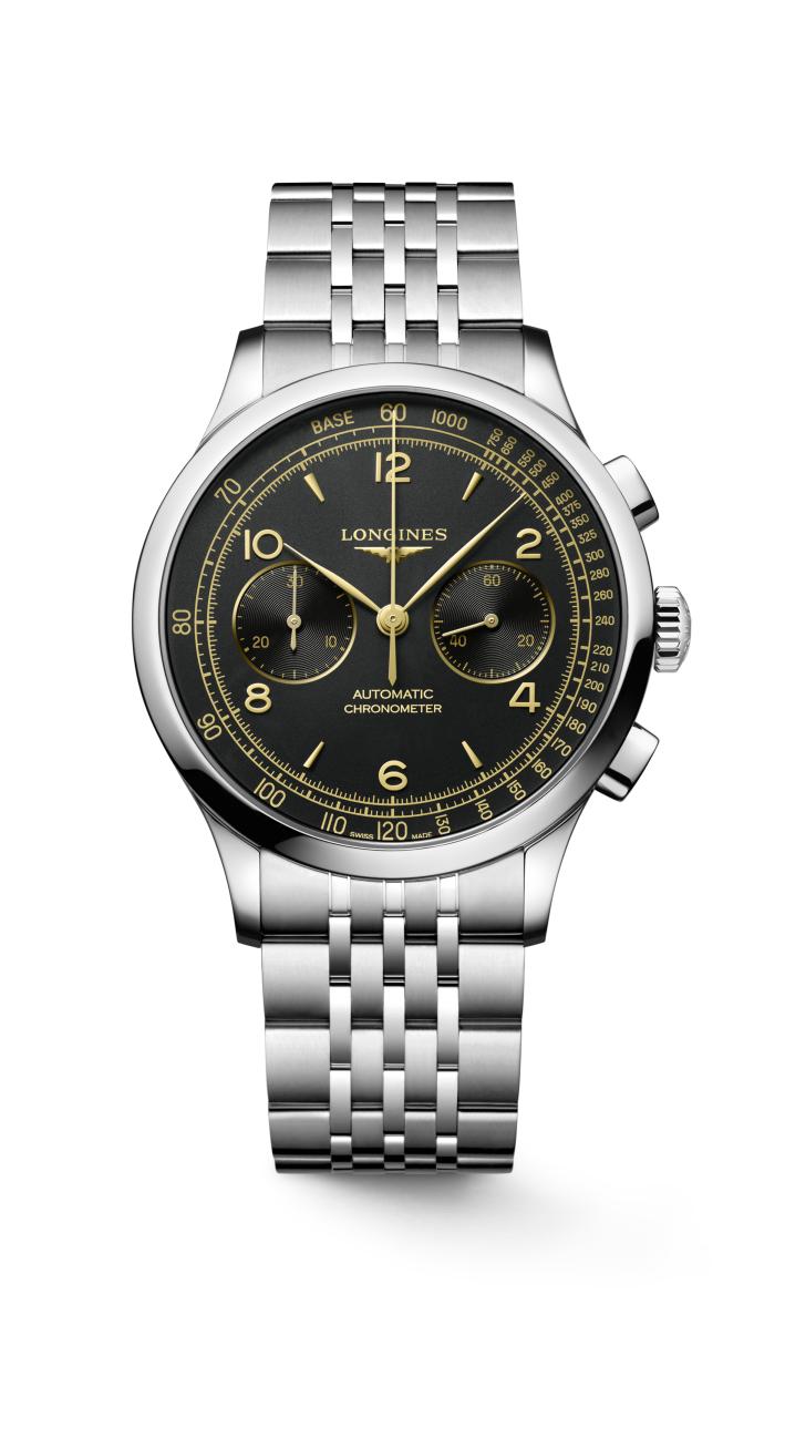 Longines Record Automatic Chronograph (Black Dial / 40mm)