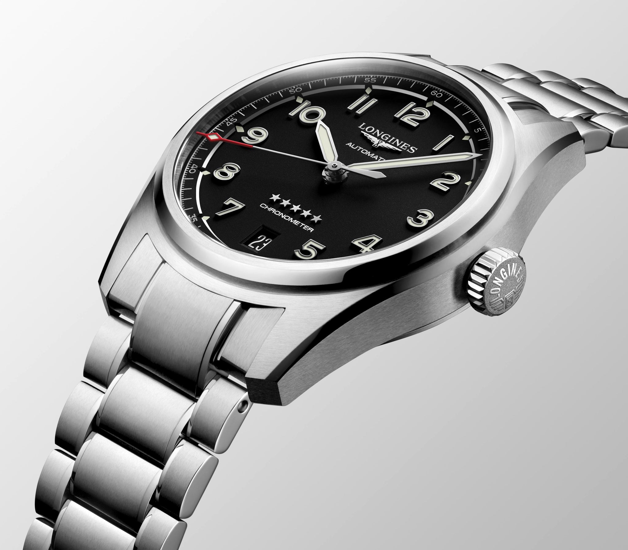 Longines Spirit Automatic (Black Dial / 37mm)