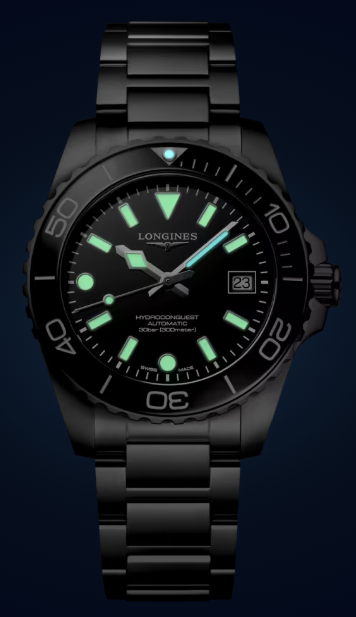 Longines HydroConquest Automatic (Black Dial / 39mm)
